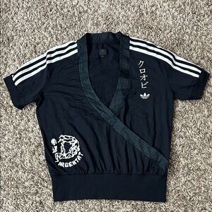 Adidas Argentat Women's Judo Club Singapore Argentat Club Top Sz 36 US S